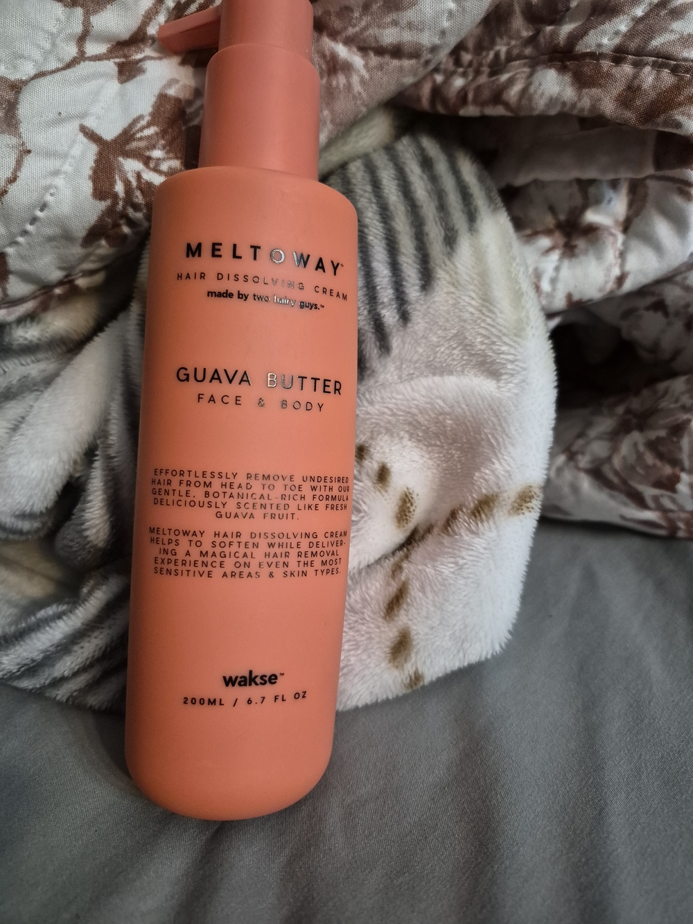 Meltoway Guava Butter Hair Dissolving Cream - Peach/Coral Bottle